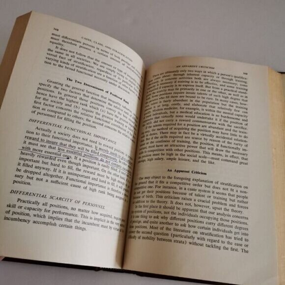 1959 Human Society Textbook by Kingsley Davis HANDWRITING, Anthropology Book Hum - Picture 9 of 9